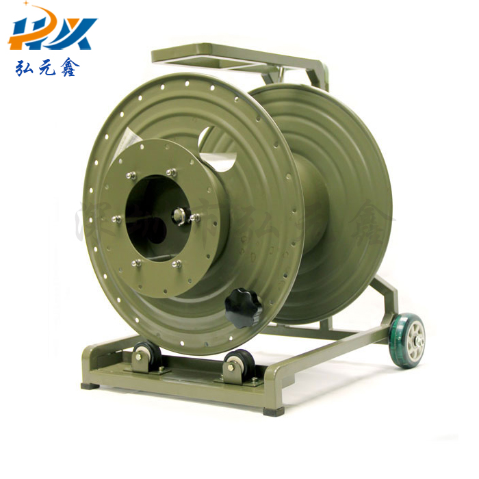 1000 meters portable optical cable receiving and releasing rack